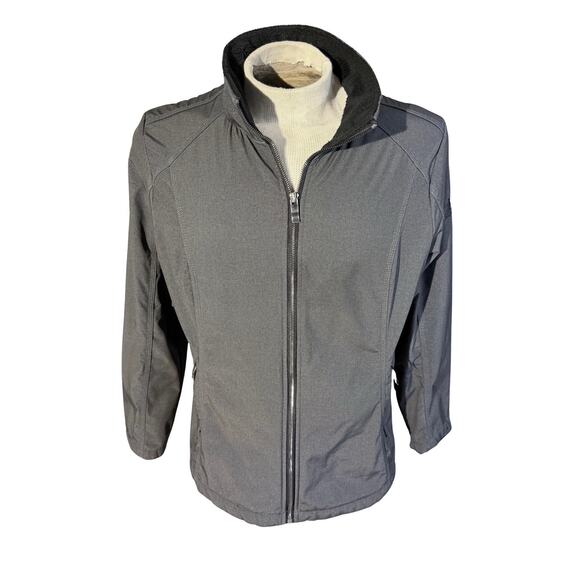 ZeroXposur Women’s Soft Shell Jacket Gray Fleece Lined Zip Front XL Warm - Picture 1 of 8